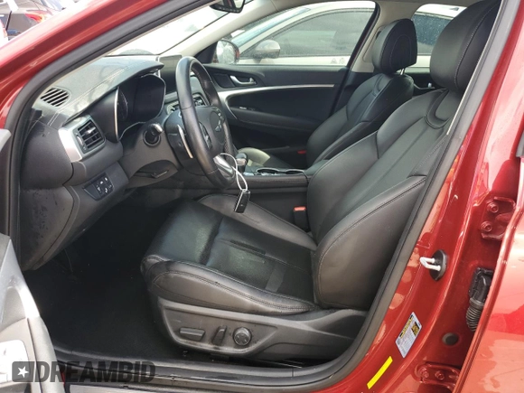 2021 Genesis G70 2.0T with VIN KMTG64LA4MU067242, listed as a Copart auction lot 73973054 with 37,865 mi miles and Non Repairable. Bid and sale history available at carsss.com. Image 7.