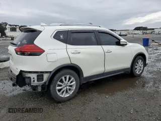2017 Nissan Rogue SV with VIN JN8AT2MT7HW143603, listed as a Copart auction lot 46649215 with 105,423 mi miles and Salvage Title. Bid and sale history available at carsss.com. Image 3.