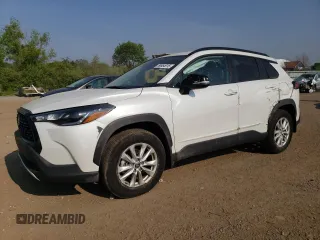 2023 Toyota Corolla Cross LE with VIN 7MUCAABG3PV060880, listed as a Copart auction lot 59664915 with 18,246 mi miles and Salvage title. Bid and sale history available at DreamBid. Image 1.