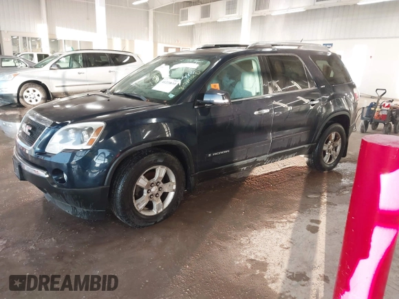 2007 GMC Acadia SLT with VIN 1GKEV33707J103414, listed as a IAAI auction lot 41221610 with 165,089 mi miles. Bid and sale history available at carsss.com. Image 2.