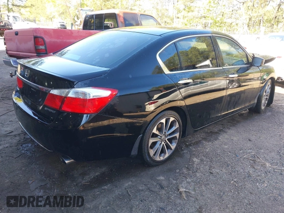 2014 Honda Accord Sport with VIN 1HGCR2F52EA214654, listed as a IAAI auction lot 42048759 with 165,197 mi miles and . Bid and sale history available at carsss.com. Image 4.
