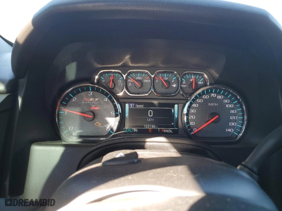 2018 Chevrolet Tahoe LT with VIN 1GNSKBKC4JR324160, listed as a Copart auction lot 46373385 with 123,196 mi miles and Salvage Title. Bid and sale history available at carsss.com. Image 9.
