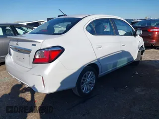 2023 Mitsubishi Mirage G4 ES with VIN ML32FUFJ5PHF03197, listed as a IAAI auction lot 41733738 with 33,377 mi miles. Bid and sale history available at carsss.com. Image 4.