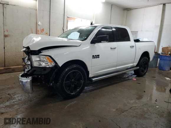 2018 Ram 1500 Big Horn with VIN 3C6RR7LG7JG196490, listed as a Copart auction lot 50249465 with 105,918 mi miles and Salvage Title. Bid and sale history available at carsss.com. Image 1.