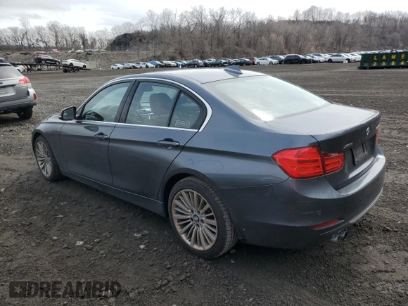 2015 BMW 3 Series 328i xDrive with VIN WBA3B5G53FNS12387, listed as a Copart auction lot 51802455 with 93,173 mi miles and Salvage Title. Bid and sale history available at carsss.com. Image 2.
