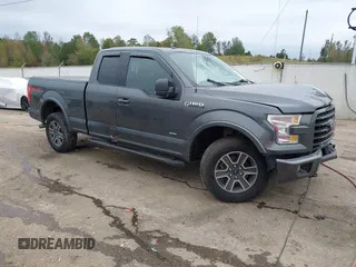 2015 Ford F-150 XLT with VIN 1FTEX1EP7FFA52955, listed as a IAAI auction lot 40799137 with 134,290 mi miles. Bid and sale history available at carsss.com. Image 1.