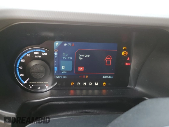 2021 Ford Bronco с VIN 1FMDE5DH7MLA97679, выставлен на аукционе Copart как лот 59857284 с пробегом 33 155 миль миль и Списание • Salvage title. История ставок и продаж доступна на DreamBid. Изображение 9.
