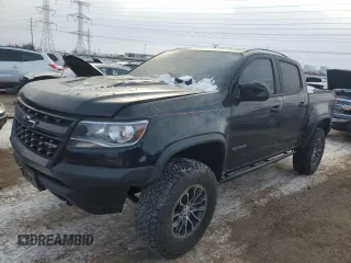 2018 Chevrolet Colorado 4WD ZR2 with VIN 1GCPTEE15J1281101, listed as a Copart auction lot 45910735 with 81,490 mi miles and Salvage title. Bid and sale history available at DreamBid. Image 1.