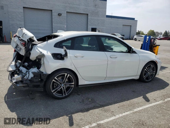 2021 BMW 2 Series 228i with VIN WBA53AK04M7H70280, listed as a Copart auction lot 56174755 with 23,626 mi miles and Salvage title. Bid and sale history available at DreamBid. Image 3.