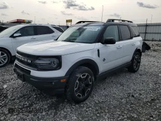 2023 Ford Bronco Sport Outer Banks z VIN 3FMCR9C68PRD24018, wystawiony jako Copart lot #57943245 z przebiegiem 35 200 mil mil oraz Szkoda całkowita • Salvage title. Historia ofert i sprzedaży dostępna na DreamBid. Obrazek 1.