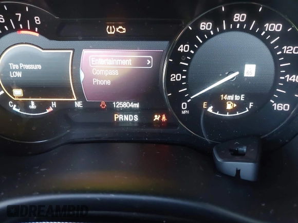 2015 Lincoln MKC with VIN 5LMCJ1A99FUJ09130, listed as a IAAI auction lot 41831811 with 125,804 mi miles. Bid and sale history available at carsss.com. Image 16.