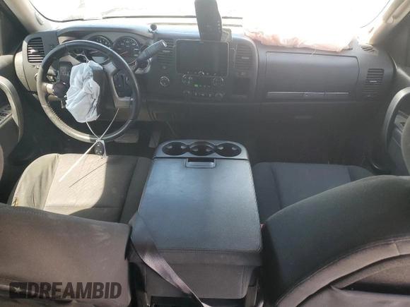 2012 GMC Sierra 1500 SLE with VIN 3GTP2VE73CG202214, listed as a Copart auction lot 57475435 with 195,638 mi miles and Salvage title. Bid and sale history available at DreamBid. Image 8.