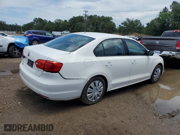 2014 Volkswagen Jetta S with VIN 3VW2K7AJ2EM240929, listed as a Copart auction lot 63842245 with 82,080 mi miles and Salvage title. Bid and sale history available at DreamBid. Image 3.
