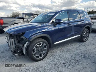 2021 Hyundai Santa Fe Limited with VIN 5NMS44AL0MH315111, listed as a Copart auction lot 43872555 with 19,179 mi miles and Salvage Title. Bid and sale history available at carsss.com. Image 1.