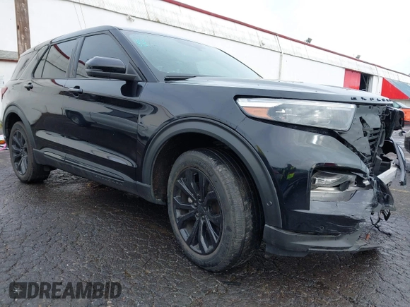 2021 Ford Explorer ST with VIN 1FM5K8GC2MGB50098, listed as a IAAI auction lot 41527293 with 38,810 mi miles. Bid and sale history available at carsss.com. Image 1.