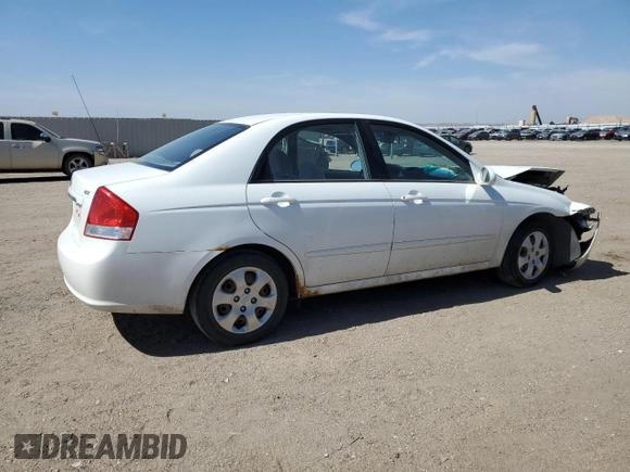 2007 Kia Spectra EX with VIN KNAFE121775460533, listed as a Copart auction lot 50873075 with 116,433 mi miles and Salvage Title. Bid and sale history available at carsss.com. Image 3.