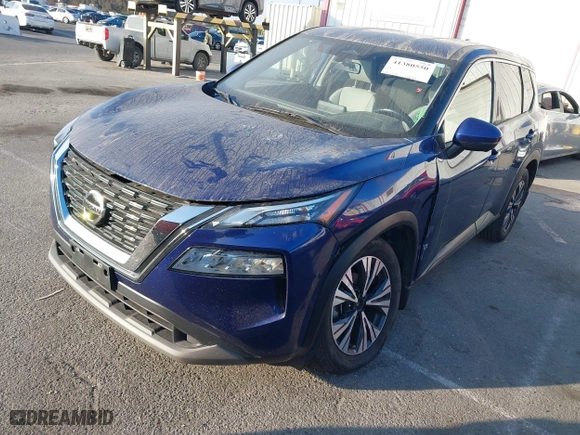 2021 Nissan Rogue SV with VIN JN8AT3BA9MW015896, listed as a IAAI auction lot 41380550 with 113,931 mi miles. Bid and sale history available at carsss.com. Image 17.
