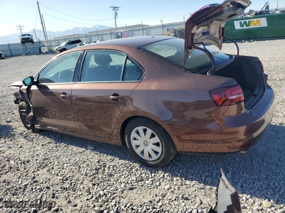 2016 Volkswagen Jetta Sedan 1.4T S with VIN 3VW267AJ6GM383969, listed as a Copart auction lot 57064554 with 274,707 mi miles and Salvage Title. Bid and sale history available at carsss.com. Image 2.