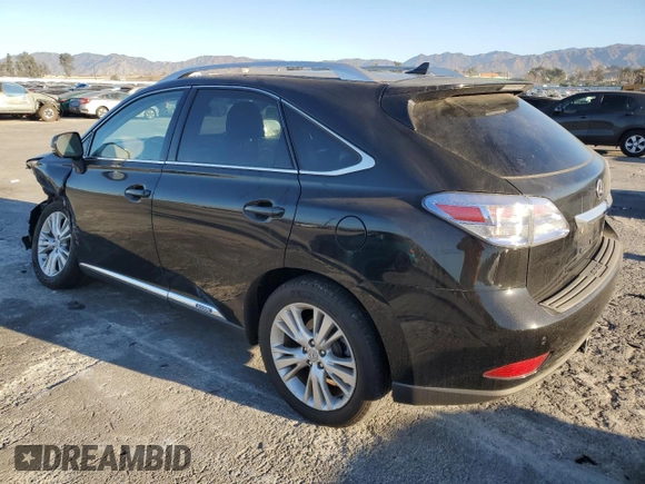 2012 Lexus RX 450h with VIN JTJBC1BA3C2433751, listed as a Copart auction lot 82713884 with 144,139 mi miles and Salvage Title. Bid and sale history available at DreamBid. Image 2.