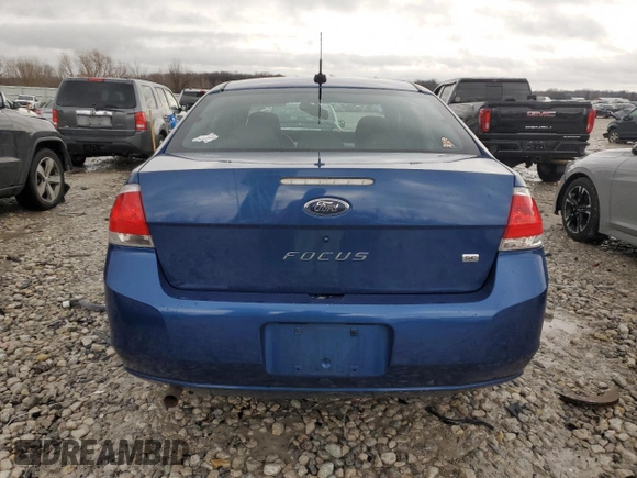 2009 Ford Focus SE with VIN 1FAHP35NX9W229225, listed as a Copart auction lot 50966035 with Not Provided miles and Clean Title. Bid and sale history available at DreamBid. Image 6.