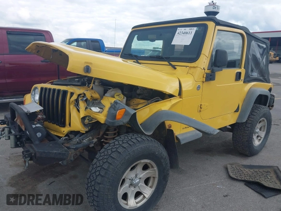 2005 Jeep Wrangler SE z VIN 1J4FA29S95P373313, wystawiony jako IAAI lot #42340611 z przebiegiem 162 801 mil mil oraz . Historia ofert i sprzedaży dostępna na DreamBid. Obrazek 17.