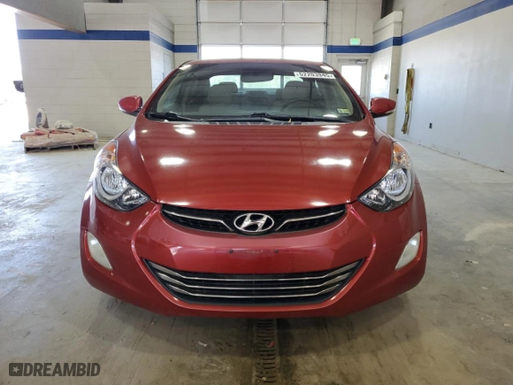2011 Hyundai Elantra Ltd with VIN KMHDH4AE4BU150552, listed as a Copart auction lot 52203945 with 136,090 mi miles and Clean Title. Bid and sale history available at carsss.com. Image 5.