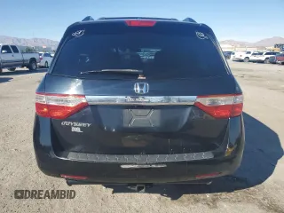 2012 Honda Odyssey EX-L with VIN 5FNRL5H64CB052869, listed as a Copart auction lot 47685375 with 168,449 mi miles and Salvage Title. Bid and sale history available at DreamBid. Image 6.