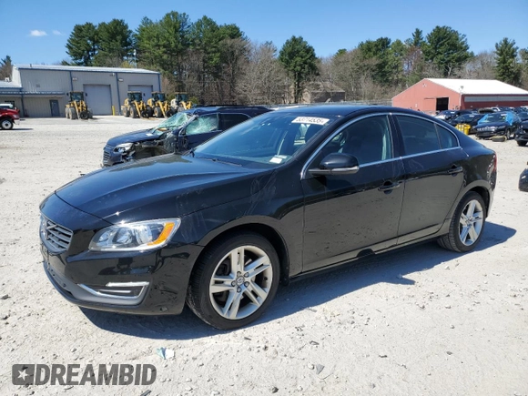 2015 Volvo S60 T5 Premier with VIN YV1612TK0F2365835, listed as a Copart auction lot 53714535 with 227,478 mi miles and Clean Title. Bid and sale history available at carsss.com. Image 1.