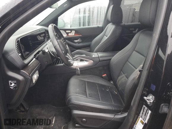 2021 Mercedes-Benz GLS 450 with VIN 4JGFF5KE0MA360668, listed as a Copart auction lot 81257914 with 33,939 mi miles and Salvage Title. Bid and sale history available at DreamBid. Image 7.
