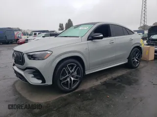 2024 Mercedes-Benz GLE 53 AMG with VIN 4JGFD6BB4RB249768, listed as a Copart auction lot 72253274 with 85 mi miles and Salvage title. Bid and sale history available at DreamBid. Image 1.
