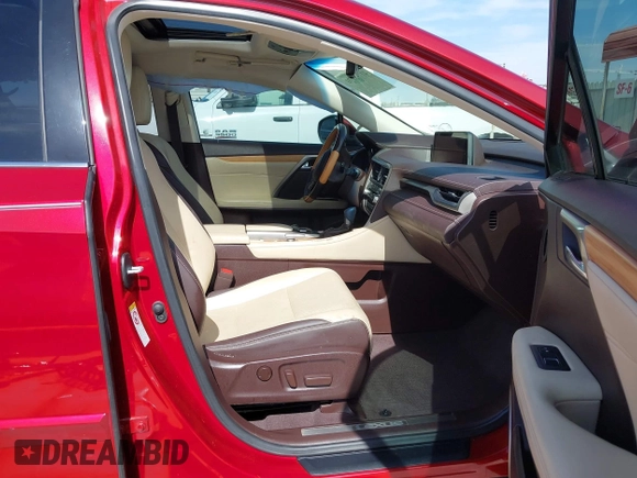 2018 Lexus RX with VIN JTJGZKCA9J2003227, listed as a IAAI auction lot 41793170 with 97,907 mi miles. Bid and sale history available at carsss.com. Image 5.