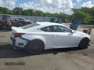 2016 Lexus RC 350 F Sport with VIN JTHHE5BC1G5014283, listed as a Copart auction lot 61814405 with 73,310 mi miles and Salvage title. Bid and sale history available at DreamBid. Image 3.