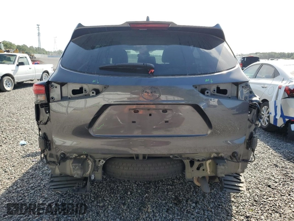 2021 Toyota Highlander L with VIN 5TDZZRAH1MS086847, listed as a Copart auction lot 54145345 with 43,425 mi miles and Salvage title. Bid and sale history available at DreamBid. Image 6.