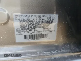 2017 Nissan Versa SV z VIN 3N1CN7AP9HL819481, wystawiony jako Copart lot #56938455 z przebiegiem 35 351 mil mil oraz Nie do naprawy • Non repairable. Historia ofert i sprzedaży dostępna na DreamBid. Obrazek 12.