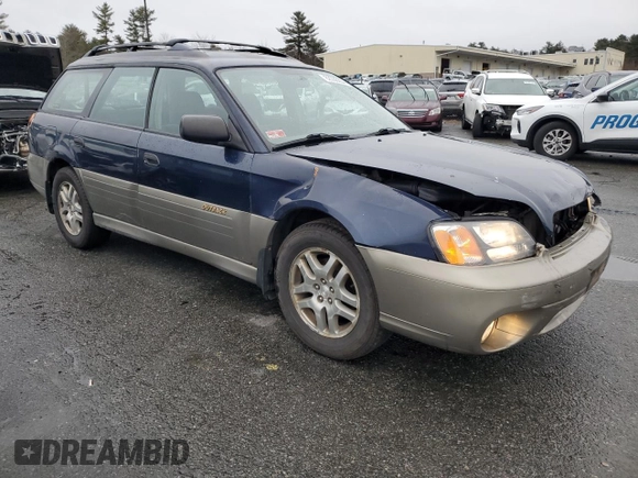 2003 Subaru Legacy Outback with VIN 4S3BH665937640565, listed as a Copart auction lot 82338234 with 82,814 mi miles and Salvage title. Bid and sale history available at DreamBid. Image 4.