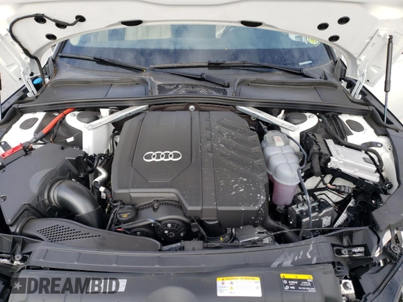 2023 Audi A5 Sportback Premium Plus with VIN WAUCBCF56PA050964, listed as a Copart auction lot 74617653 with 3,495 mi miles. Bid and sale history available at carsss.com. Image 12.