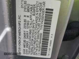 2019 Acura TLX w/Technology Pkg with VIN 19UUB1F59KA009590, listed as a Copart auction lot 88633715 with 73,711 mi miles and Non Repairable. Bid and sale history available at carsss.com. Image 12.