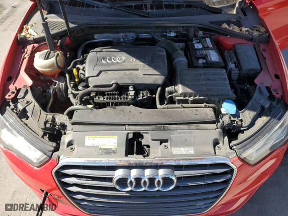 2015 Audi A3 2.0T Premium with VIN WAUBFGFF3F1122931, listed as a Copart auction lot 50592935 with 1,024 mi miles and Salvage Title. Bid and sale history available at carsss.com. Image 11.