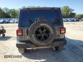 2020 Jeep Wrangler Unlimited Willys with VIN 1C4HJXDN5LW170449, listed as a Copart auction lot 49172955 with 44,073 mi miles and Non repairable. Bid and sale history available at DreamBid. Image 6.