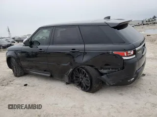 2017 Land Rover Range Rover Sport HSE with VIN SALWR2FK6HA129458, listed as a Copart auction lot 46280735 with 135,469 mi miles and Salvage Title. Bid and sale history available at carsss.com. Image 2.