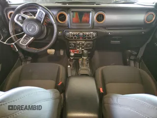 2021 Jeep Gladiator Mojave with VIN 1C6JJTEGXML578689, listed as a Copart auction lot 50563015 with 36,555 mi miles and Salvage Title. Bid and sale history available at DreamBid. Image 8.