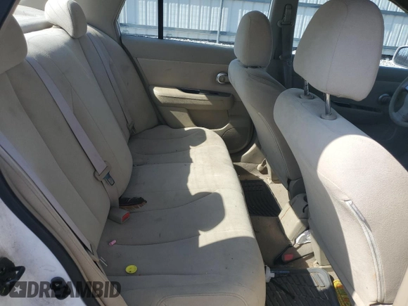 2008 Nissan Versa 1.8 S with VIN 3N1BC11E08L381821, listed as a Copart auction lot 46934395 with 227,346 mi miles and Salvage Title. Bid and sale history available at carsss.com. Image 10.