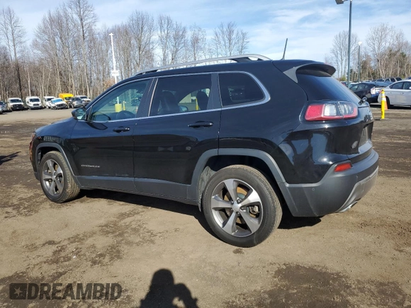 2021 Jeep Cherokee Limited with VIN 1C4PJLDX3MD183381, listed as a Copart auction lot 49480665 with 89,993 mi miles and Salvage title. Bid and sale history available at DreamBid. Image 2.