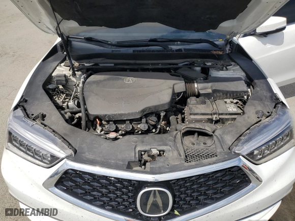2018 Acura TLX w/Advance Pkg with VIN 19UUB2F79JA003679, listed as a Copart auction lot 53374545 with 78,401 mi miles and Salvage Title. Bid and sale history available at carsss.com. Image 11.