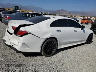 2020 Mercedes-Benz CLS with VIN W1K2J5JB2LA077590, listed as a Copart auction lot 67172954 with 62,487 mi miles and Salvage Title. Bid and sale history available at carsss.com. Image 3.