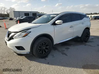 2017 Nissan Murano SL with VIN 5N1AZ2MH4HN177358, listed as a Copart auction lot 47780265 with 97,520 mi miles and Salvage Title. Bid and sale history available at carsss.com. Image 1.