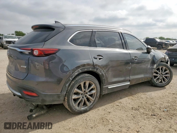 2018 Mazda CX-9 Signature with VIN JM3TCBEY3J0212172, listed as a Copart auction lot 57100485 with 95,353 mi miles and Salvage title. Bid and sale history available at DreamBid. Image 3.