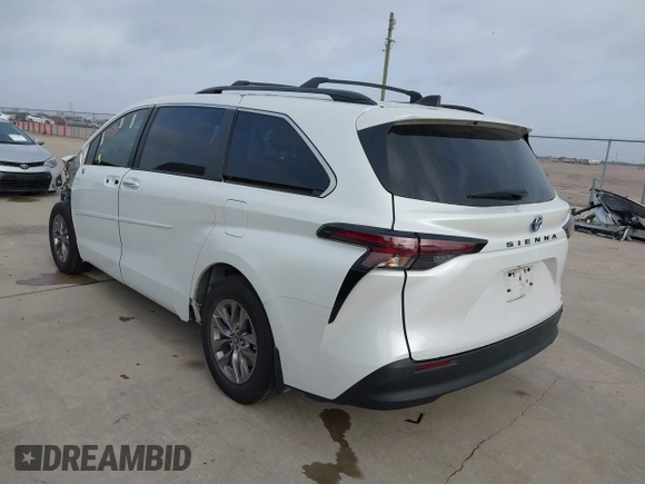 2023 Toyota Sienna XLE с VIN 5TDYRKEC4PS141247, выставлен на аукционе IAAI как лот 41791278 с пробегом 24 851 миль миль и . История ставок и продаж доступна на DreamBid. Изображение 3.