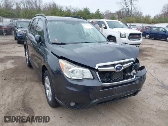 2014 Subaru Forester 2.5i Limited with VIN JF2SJAJC1EH517094, listed as a IAAI auction lot 41953103 with 145,122 mi miles. Bid and sale history available at carsss.com. Image 1.