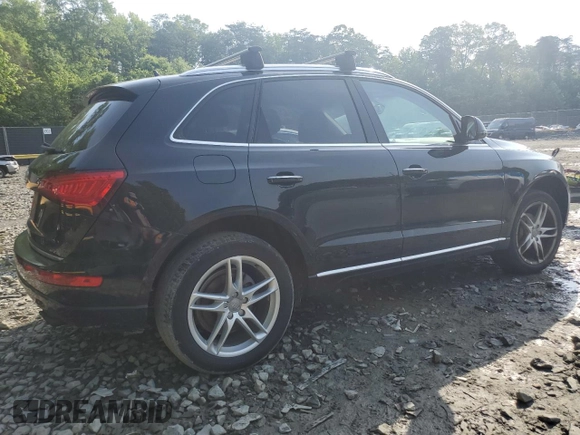 2016 Audi Q5 Premium Plus with VIN WA1L2AFP0GA147712, listed as a Copart auction lot 57339845 with 78,261 mi miles and Salvage title. Bid and sale history available at DreamBid. Image 3.